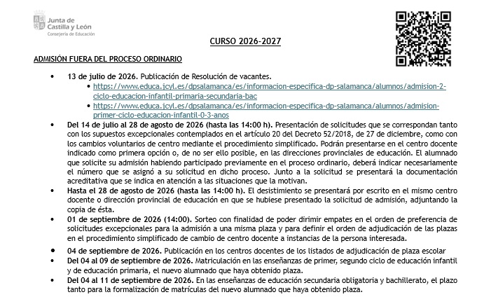 solicitud periodo extraordinario 2026